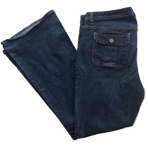 Tommy Hilfiger Freedom Flare Jeans; size 14